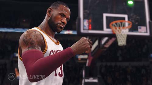 LeBron NBA Live 18 Performance